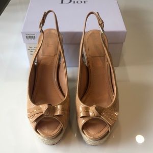 Dior wedge sandal